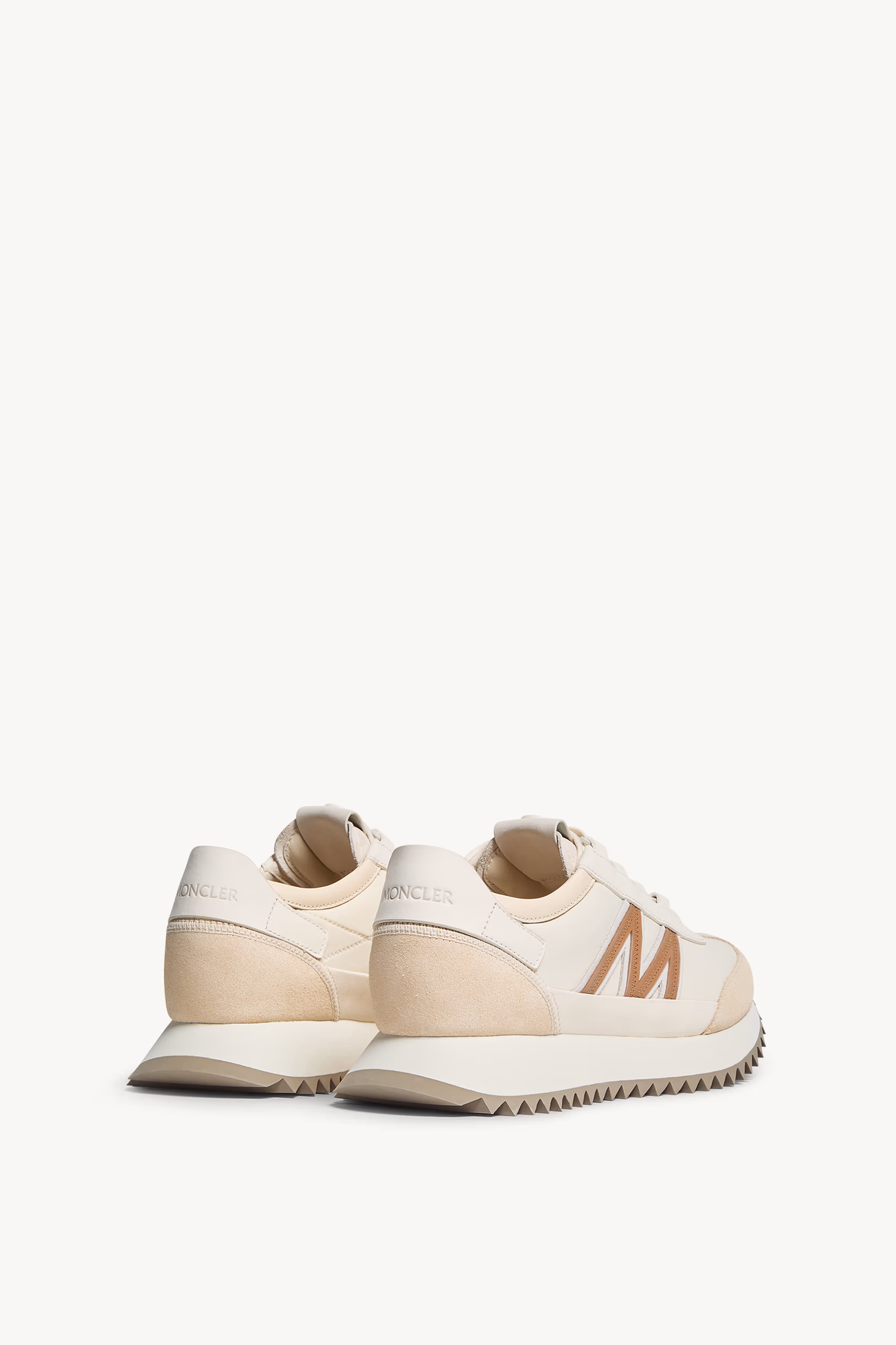 Pacey2 Suede & Nubuck Sneakers Women Light Beige Moncler 5